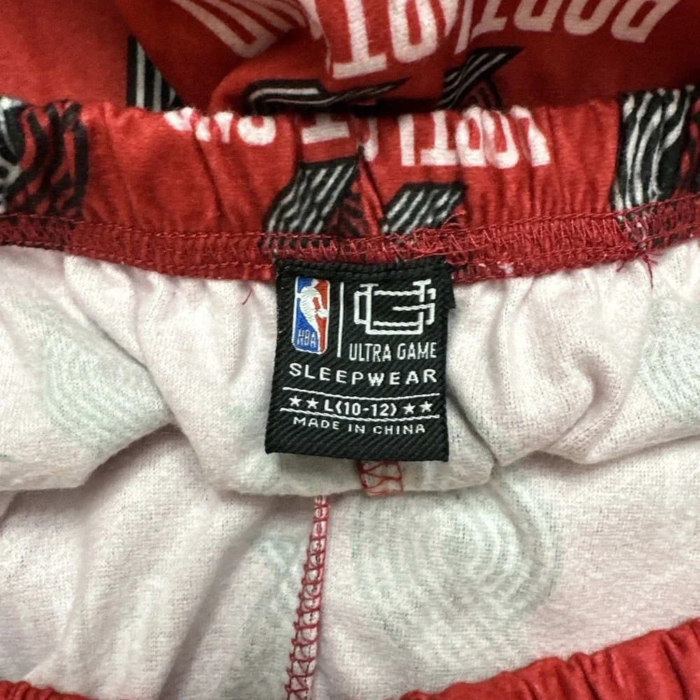 NWT Ultra Game NBA Portland Trail Blazers Youth Boys Pajama Set Large 10-12